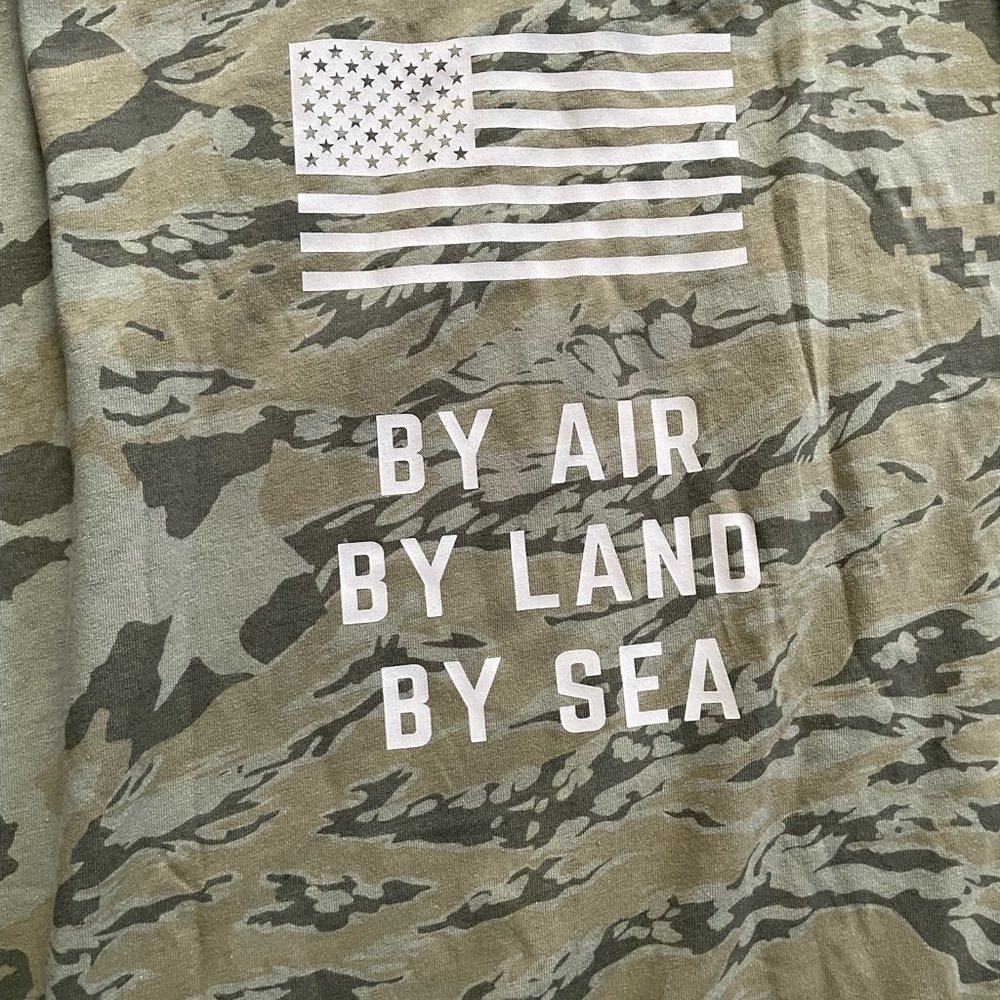 Men's Project Rock Veterans Day Show Camo T-Shirt - Picture 6 of 10